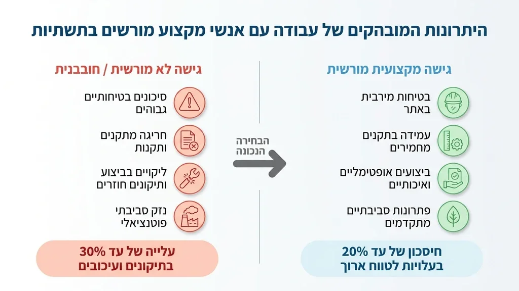 עבודות תשתית וצמ